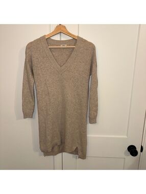 Wallace Cashmere/Lambs Wool/Rabbit Hair Woman’s Size S V Neck Sweater Dress